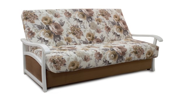 Прямой диван Венеция, ПРБЛ, (белый) в Когалыме - изображение