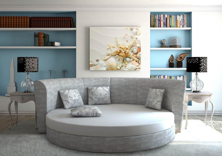 Круглый диван-кровать Смайл в Нижневартовске - изображение 5