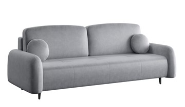 Прямой диван Монблан 3т, Рогожка Муза 08 в Нягани