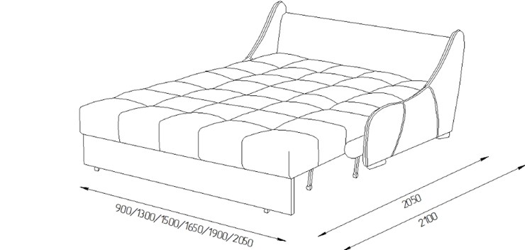 Прямой диван Токио 190 (НПБ) в Урае - изображение 3