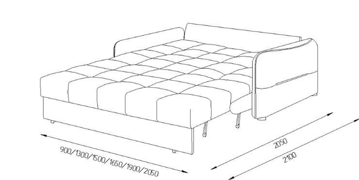 Прямой диван Токио 2 130 (НПБ) в Советском - изображение 8