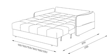 Прямой диван Токио 2 130 (ППУ) в Сургуте - предосмотр 8