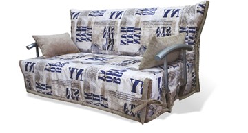 Прямой диван Аккордеон с боковинами, спальное место 1400 в Урае
