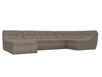 Модульный раскладной диван Холидей, Корфу 03 (рогожка) в Когалыме