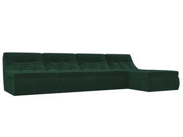 Модульный раскладной диван Холидей, Зеленый (велюр) в Нижневартовске