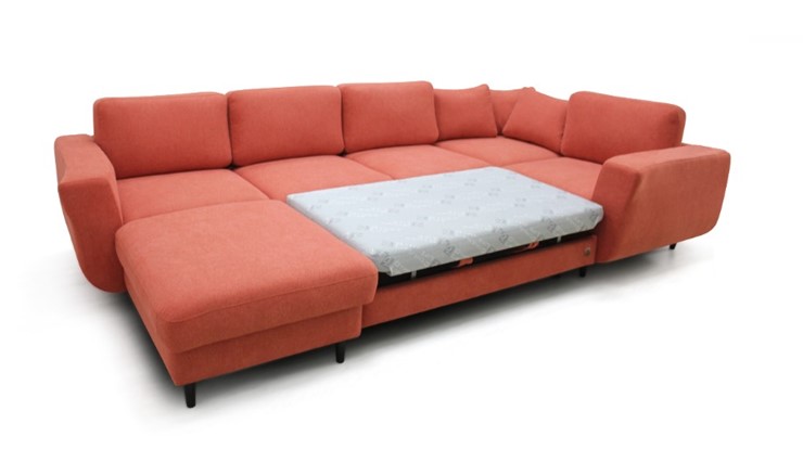 Модульный диван Томас с широкими подлокотниками и пуф-столик с подъемным механизмом в Урае - изображение 4