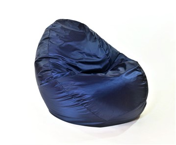 Кресло-мешок Макси, оксфорд, 150х100, черно-синее в Лангепасе