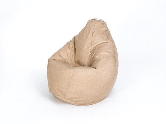 Кресло-мешок Хоум большое, песочное в Нижневартовске - изображение