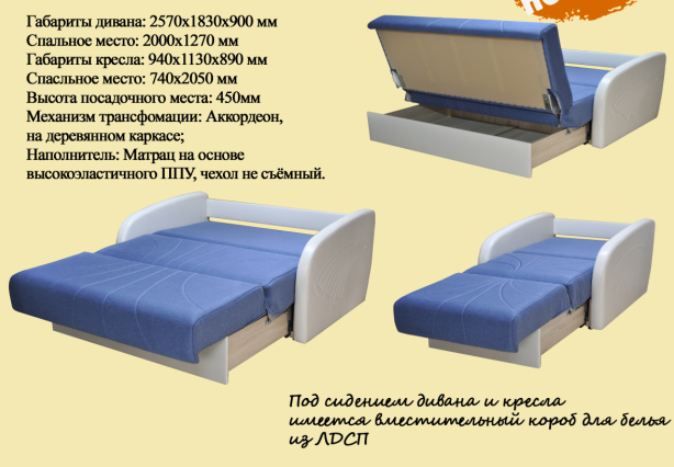 Раскладное кресло Коралл 1 в Ханты-Мансийске - изображение 1