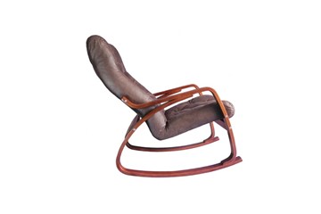 Кресло-качалка Гранд, замша шоколад в Сургуте - предосмотр 1