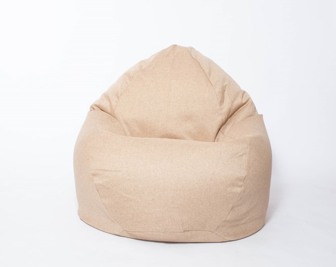 Кресло-мешок Макси, рогожка, 150х100, песочное в Когалыме - изображение 1