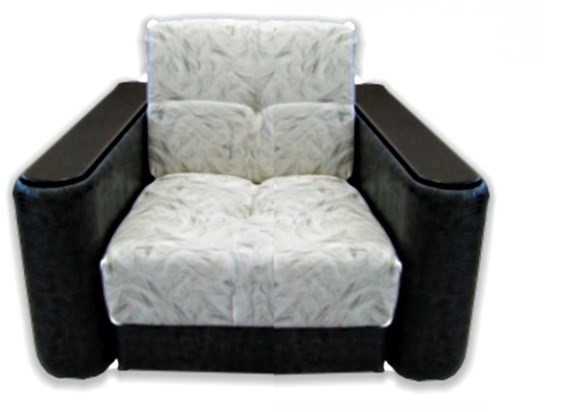 Кресло-кровать Аккордеон-1, 70 (круглые подлокотники) в Когалыме - изображение