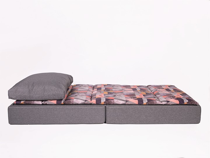 Бескаркасное кресло-кровать Харви, серый - квадро в Лангепасе - изображение 1