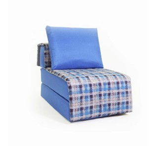 Бескаркасное кресло Харви, синий - квадро в Сургуте