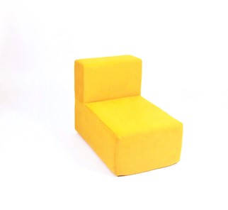 Кресло Тетрис 50х80х60, желтое в Советском