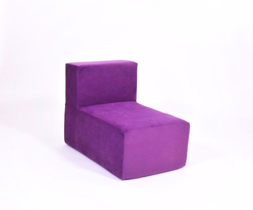 Кресло Тетрис 50х80х60, фиолетовое в Лангепасе - изображение