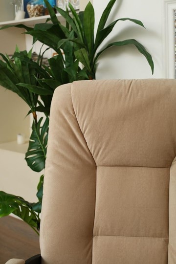 Кресло-качалка Леон маятниковая, ткань AMIGo песок 29-Т-П в Радужном - изображение 5