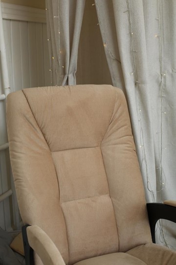 Кресло-качалка Леон маятниковая, ткань AMIGo песок 29-Т-П в Ханты-Мансийске - изображение 7