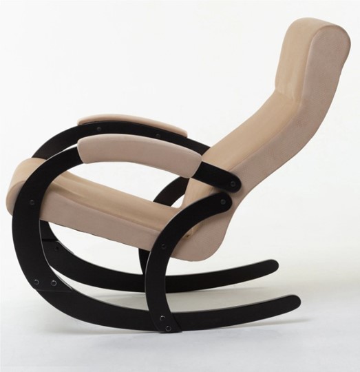Кресло-качалка в гостиную Корсика, ткань Amigo Beige 34-Т-AB в Урае - изображение 1