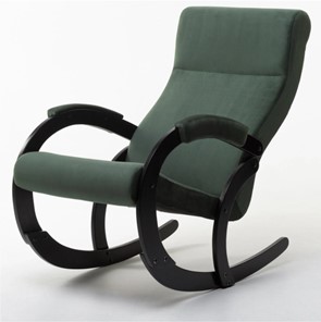 Кресло-качалка Корсика, ткань Amigo Green 34-Т-AG в Лангепасе