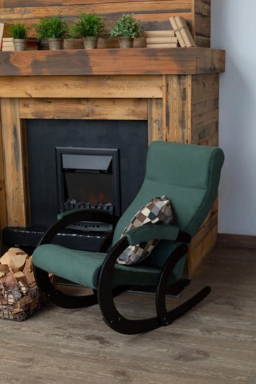 Кресло-качалка Корсика, ткань Amigo Green 34-Т-AG в Нягани - изображение 7