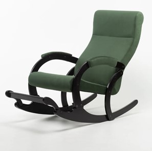 Кресло-качалка в гостиную Марсель, ткань Amigo Green 33-Т-AG в Урае