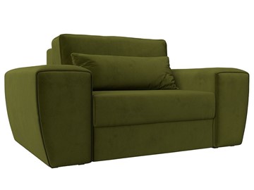 Кресло Лига-008, Зеленый (Микровельвет) НПБ в Урае