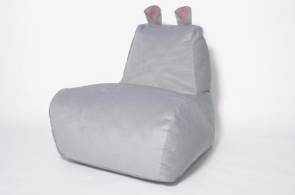 Кресло-мешок Бегемот серый в Сургуте - изображение