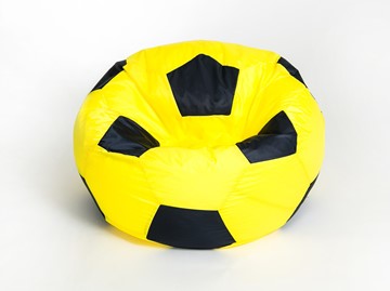 Кресло-мешок Мяч большой, желто-черный в Ханты-Мансийске