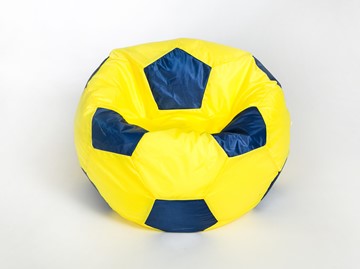 Кресло-мешок Мяч большой, желто-синий в Нижневартовске