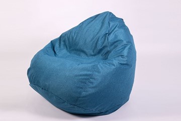 Кресло-мешок Юниор, рогожка синий в Советском