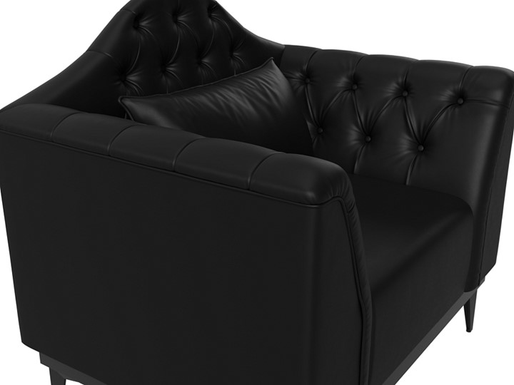 Кресло Флорида, черный (Экокожа) НПБ в Лангепасе - изображение 3