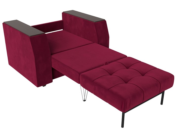 Кресло-кровать Атлантида, Бордовый (Микровельвет) в Лангепасе - изображение 1