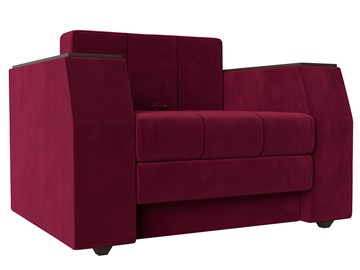 Кресло-кровать Атлантида, Бордовый (Микровельвет) в Урае