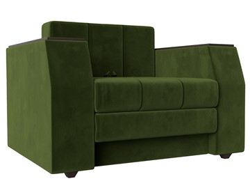 Раскладное кресло Атлантида, Зеленый (Микровельвет) в Урае