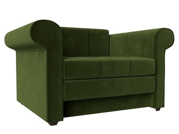 Раскладное кресло Берли, Зеленый (Микровельвет) в Когалыме