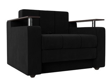 Кресло-кровать Мираж, Черный (Микровельвет) в Лангепасе