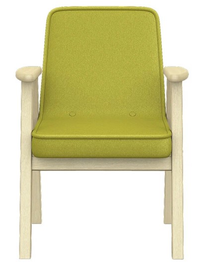 Кресло Ретро ткань лайм, каркас лак в Когалыме - изображение 3