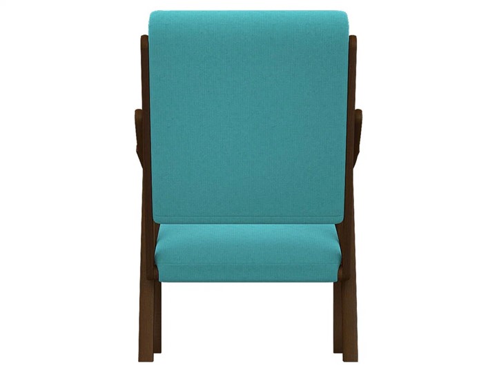 Кресло Вега 10 ткань бирюза, каркас орех в Урае - изображение 4