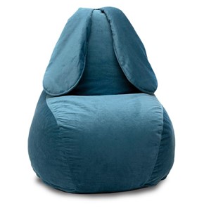 Кресло-мешок Зайка (длинные уши), синий в Когалыме