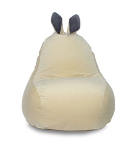 Кресло-мешок Зайка (короткие уши), желтый в Нижневартовске