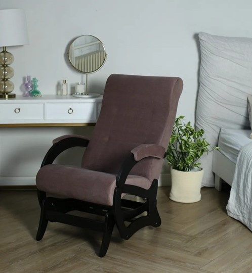 Кресло маятниковое Амелия, ткань кофе с молоком 35-Т-КМ в Урае - изображение 5