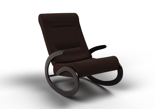 Кресло-качалка Мальта, ткань AMIGo шоколад 10-Т-Ш в Когалыме - изображение