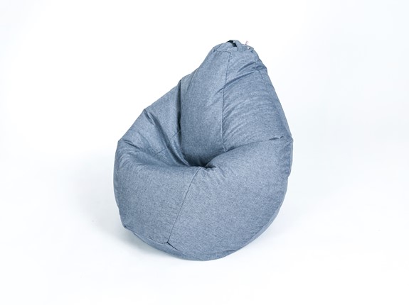 Кресло-мешок Хоум среднее, серая в Когалыме - изображение