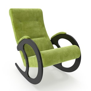 Кресло-качалка Модель 3, Verona 38 Apple Green-велюр в Радужном