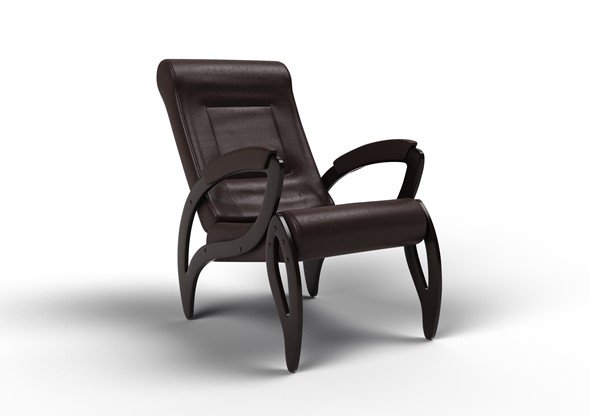 Кресло Зельден, экокожа favorit 7 венге 20-К-В в Когалыме - изображение