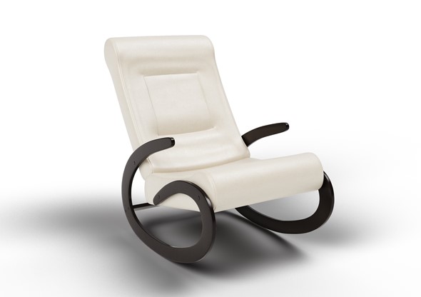 Кресло-качалка Мальта, экокожа favorit 1 крем 10-К-КР в Лангепасе - изображение
