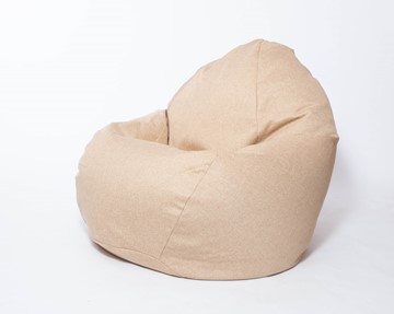 Кресло-мешок Макси, рогожка, 150х100, песочное в Нягани