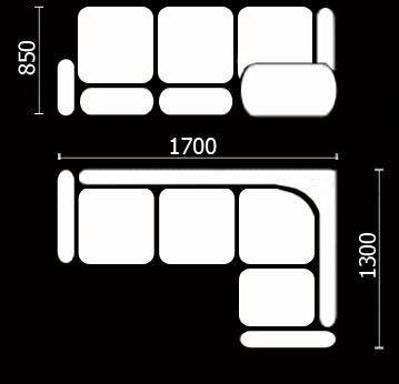 Угловой кухонный диван Нео КМ-01 (168х128 см.) в Когалыме - изображение 3