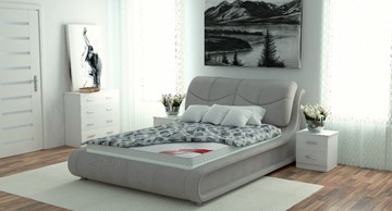 Двуспальная кровать с механизмом Сарма Сицилия 160х200 (с коробом) в Радужном